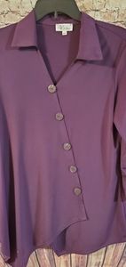 Plum blouse 3/4 sleeve